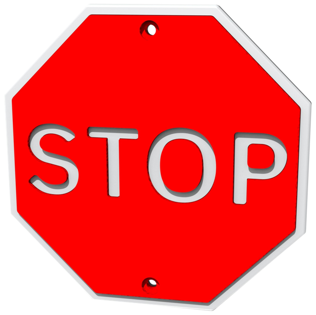 Stop Street Sign Play Panel