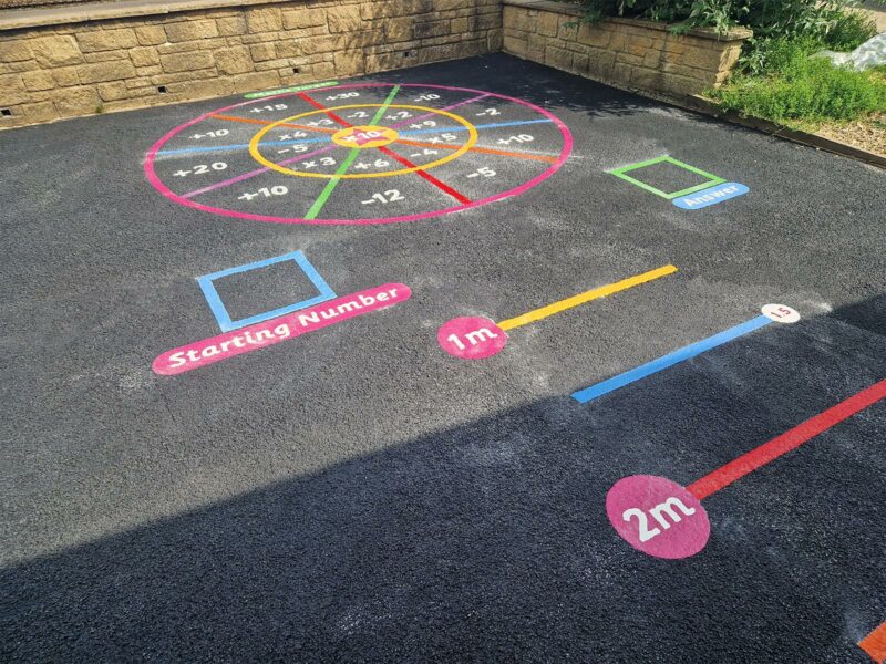 Thorners-Primary-School-Maths-Target-Playground-Marking-Small
