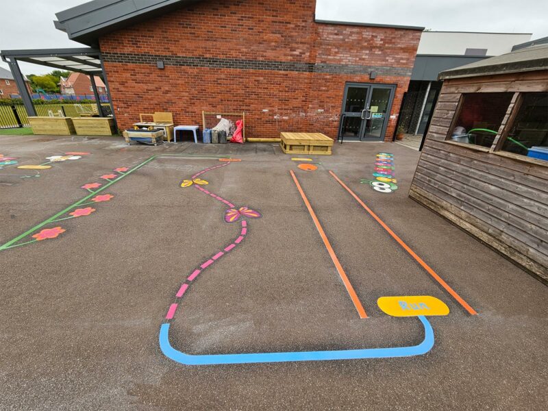 Trowse-Primary-School-Nature-Trail-2-Playground-Marking-Small