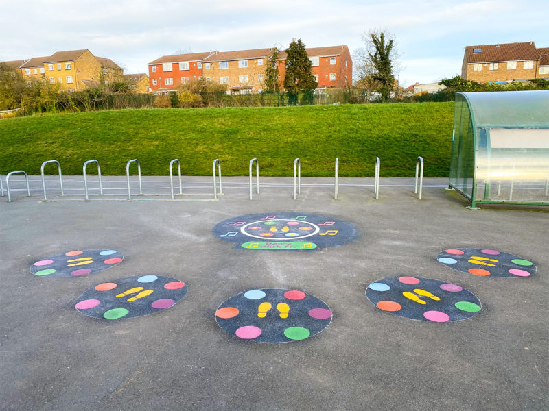Weald-Rise-Primary-School-Dance-With-Me-Playground-Marking-Middlesex