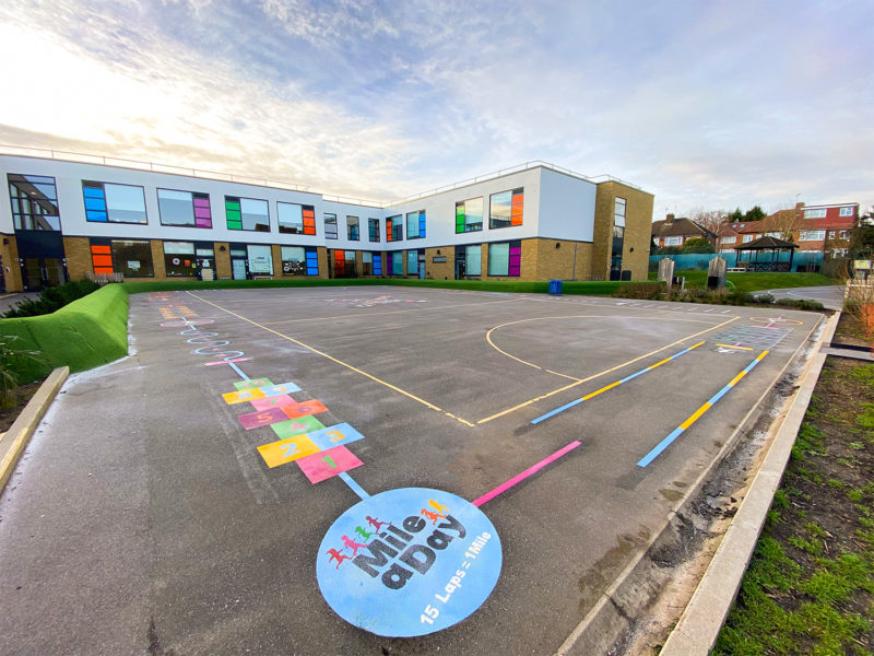 Weald-Rise-Primary-School-Playground-Marking-Middlesex