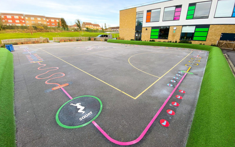 Weald-Rise-Primary-School-Playground-Marking-Middlesex-x2