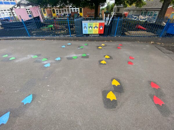 Westlands-First-School-Duck-Prints-Playground-Marking
