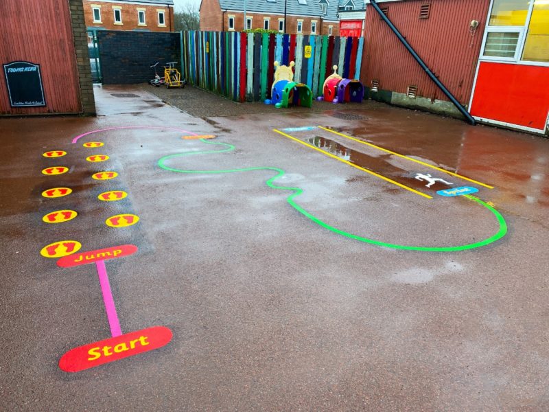 White-Ash-Primary-School-Mini-Trail-Playground-Marking