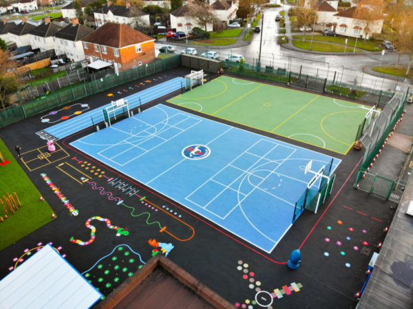 Whitgreave-Primary-School-Playground-Marking-West-Midlands