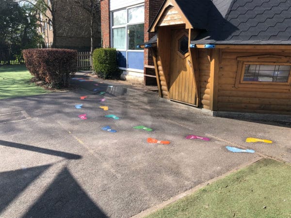 a-z-Footprints-Playground-Marking